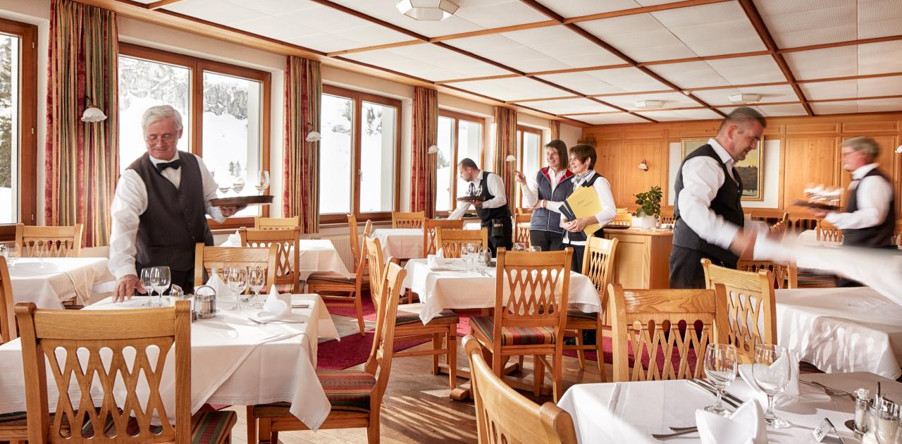 Speisesaal im Hotel Körbersee © Adolf Bereuter