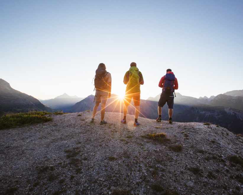 Sonnenuntergang am Gipfel (c) Warth-Schröcken Tourismus